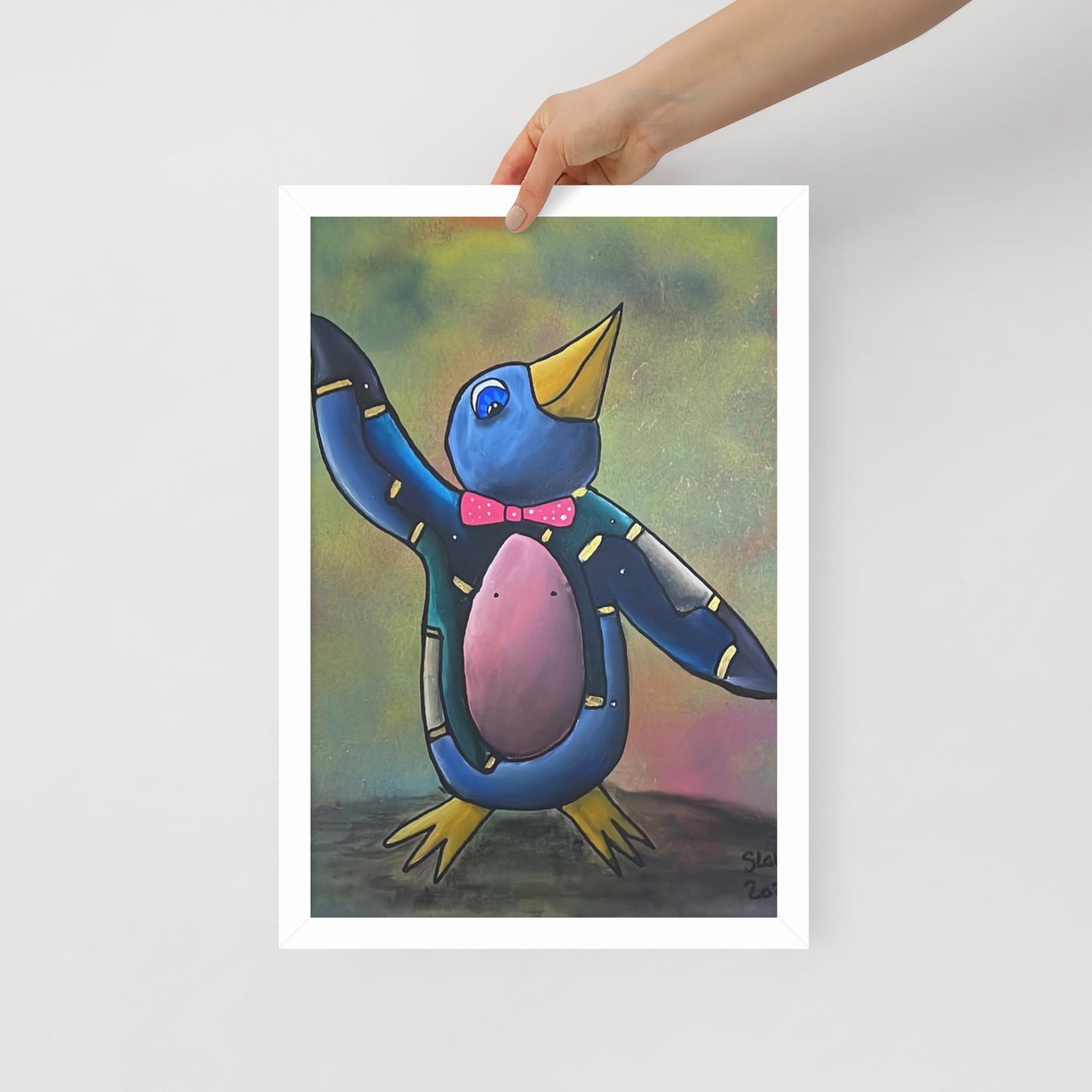 Happy Chap, Framed photo paper poster