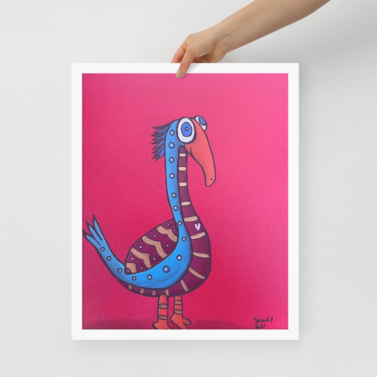 Love Bird, Framed photo paper poster
