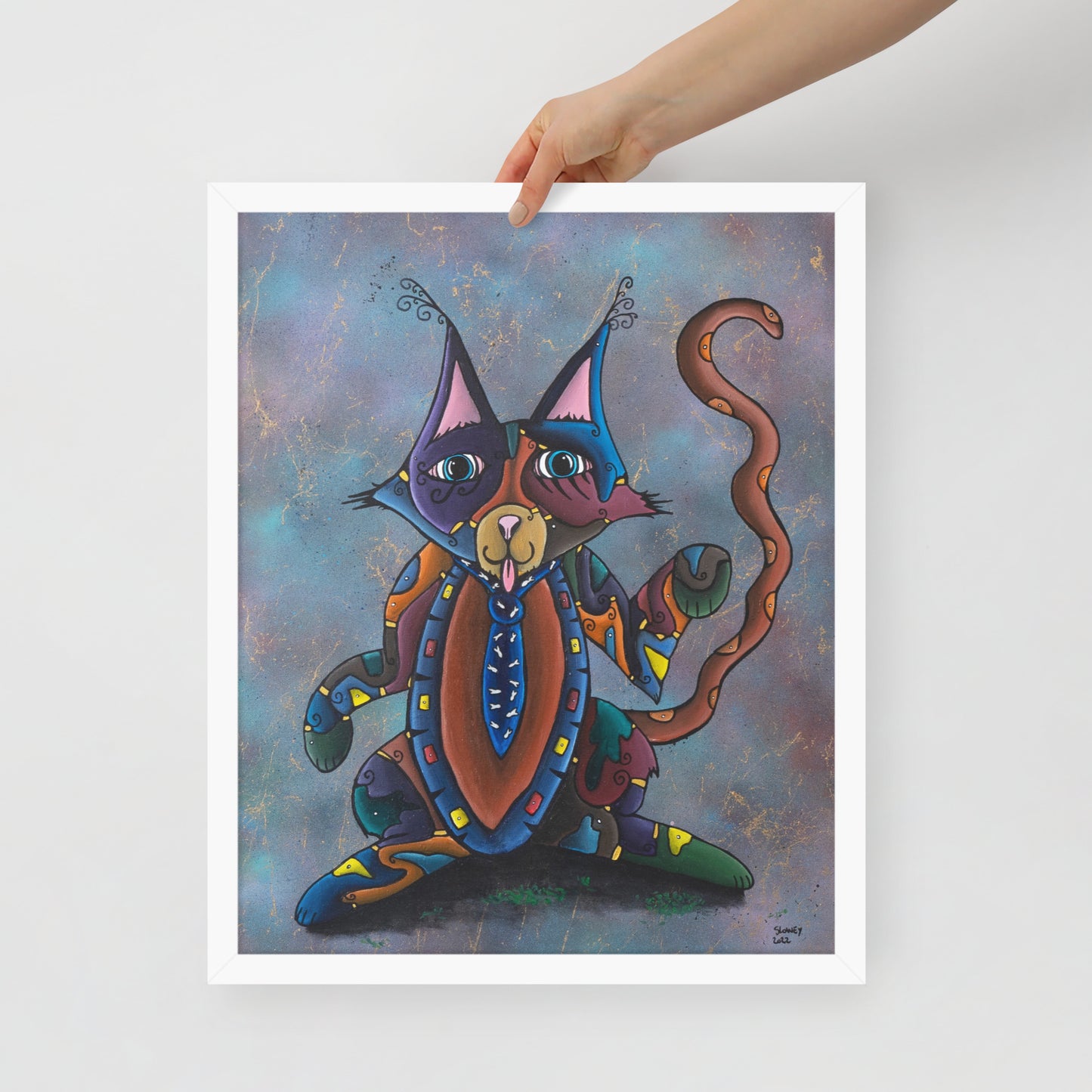 Catnip, Framed photo paper poster
