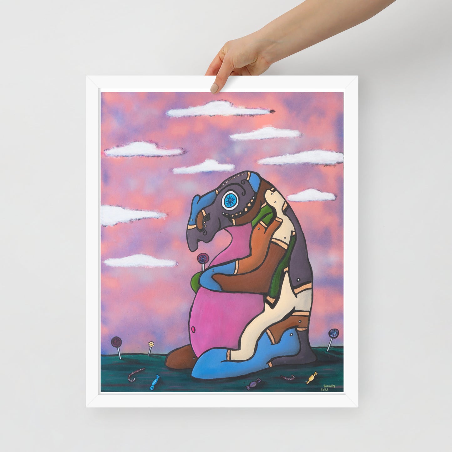 Flump, Framed photo paper poster