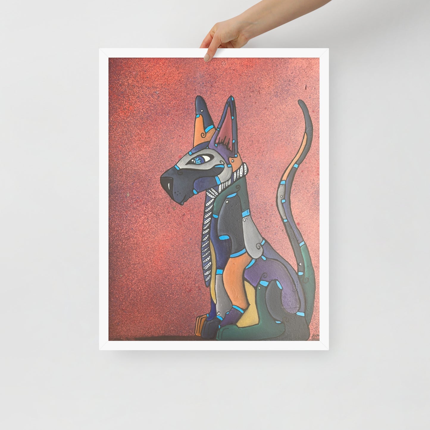 Dog, Framed photo paper poster