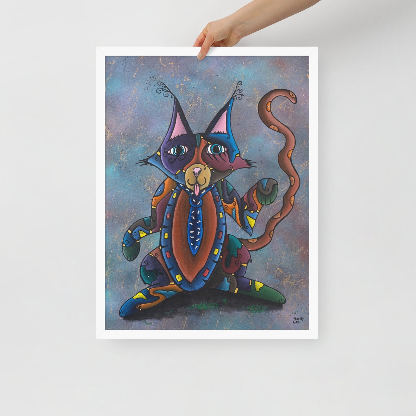 Catnip, Framed photo paper poster