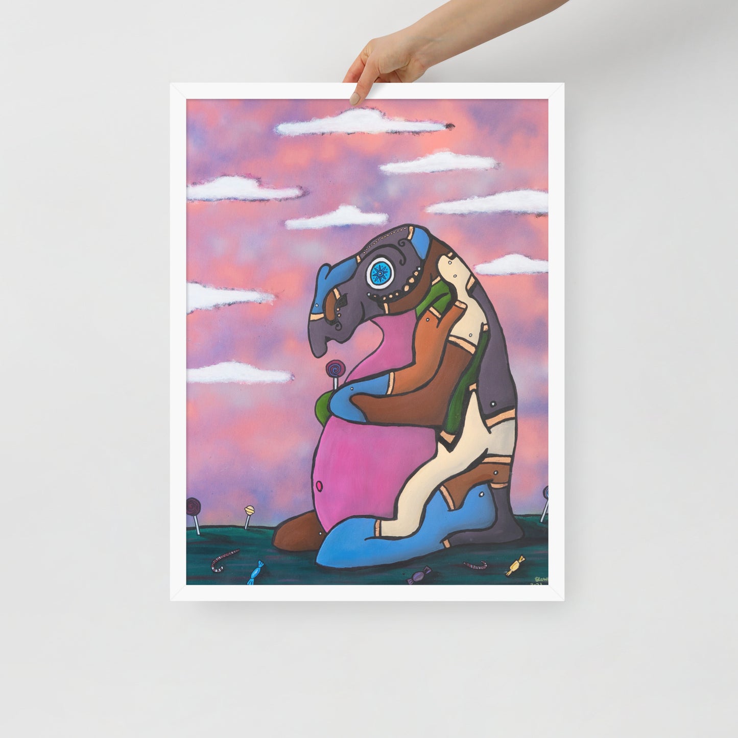 Flump, Framed photo paper poster