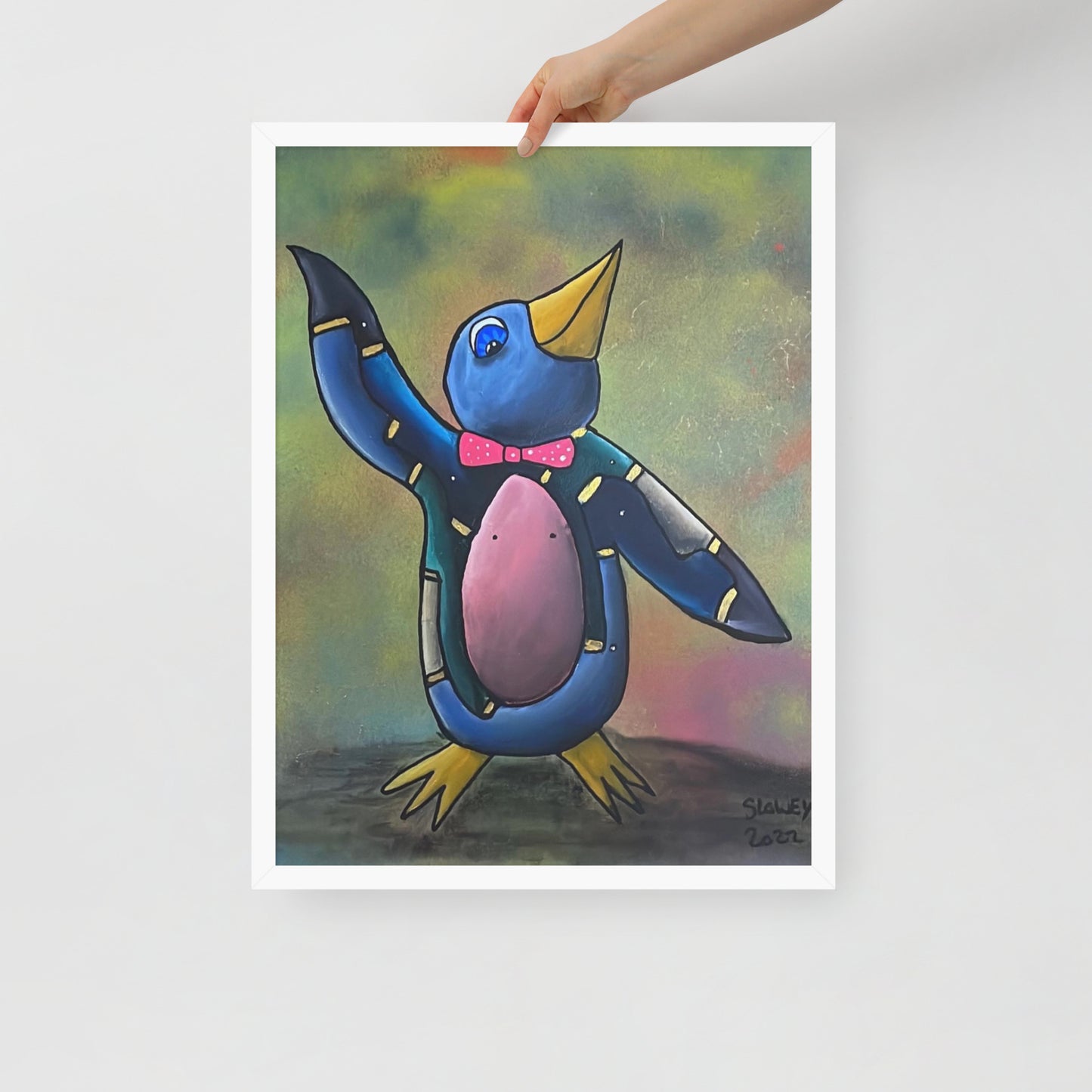 Happy Chap, Framed photo paper poster