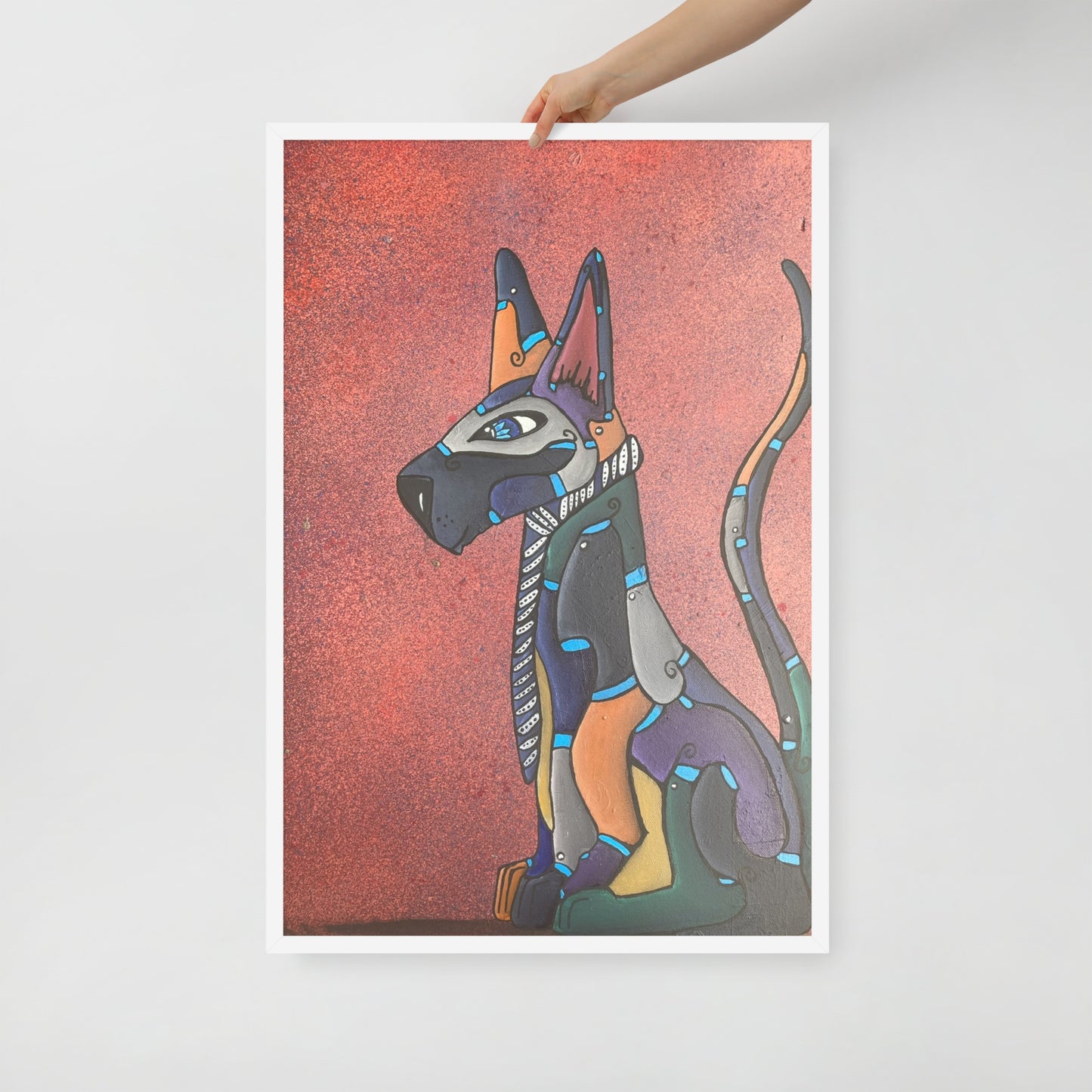 Dog, Framed photo paper poster
