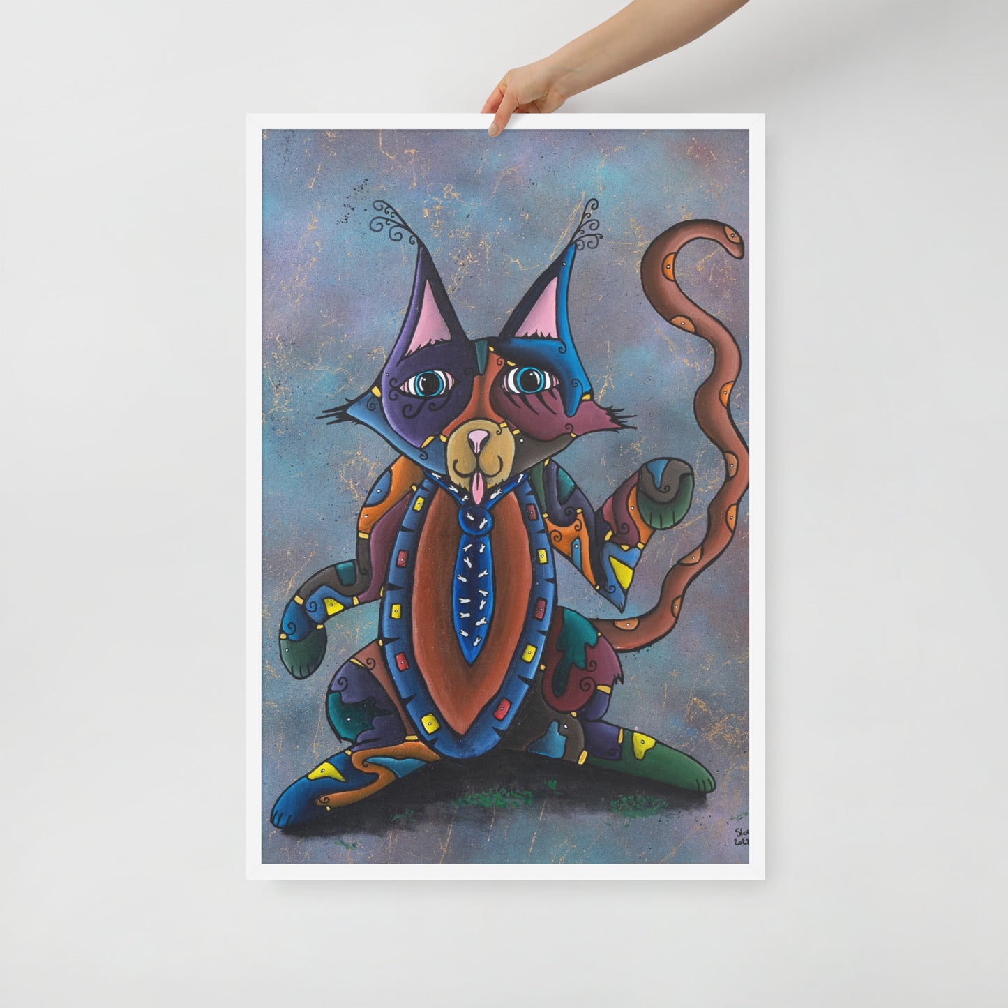 Catnip, Framed photo paper poster