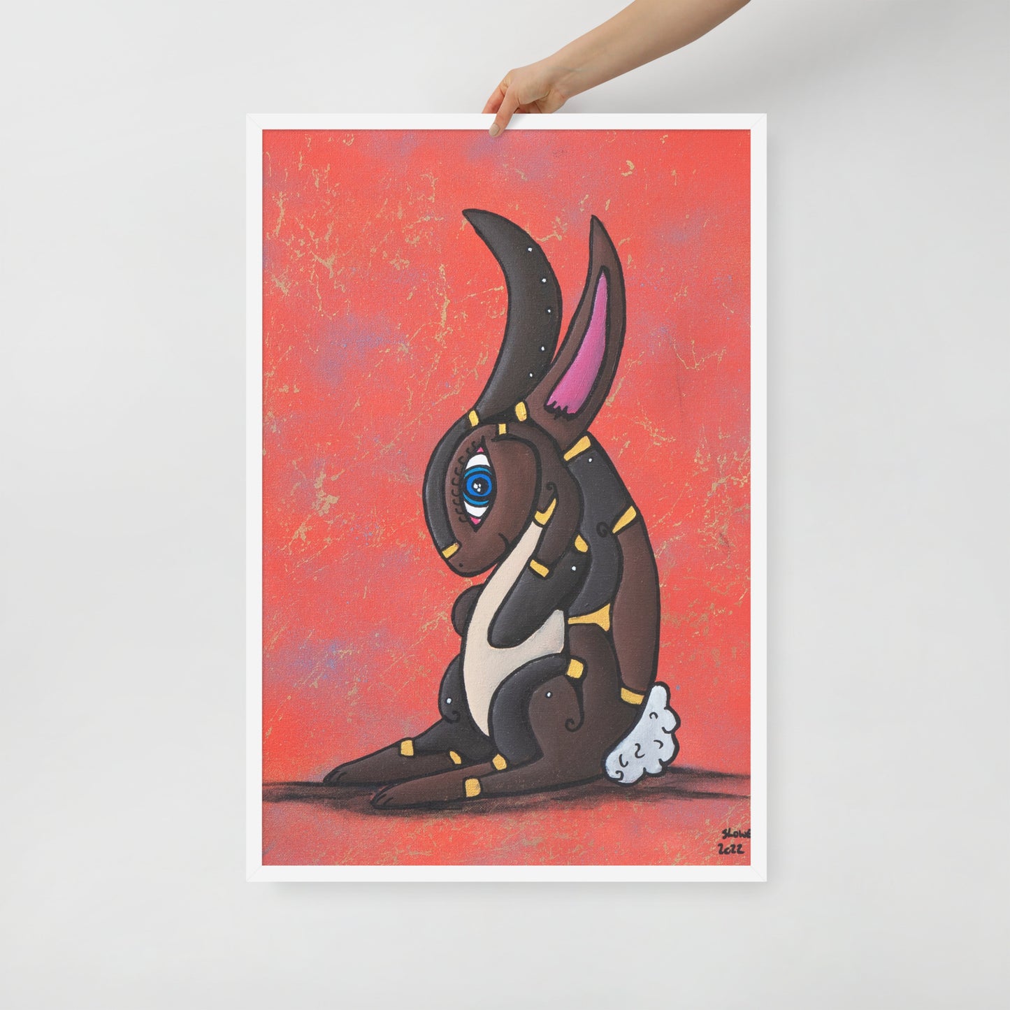 Bunny, Framed photo paper poster