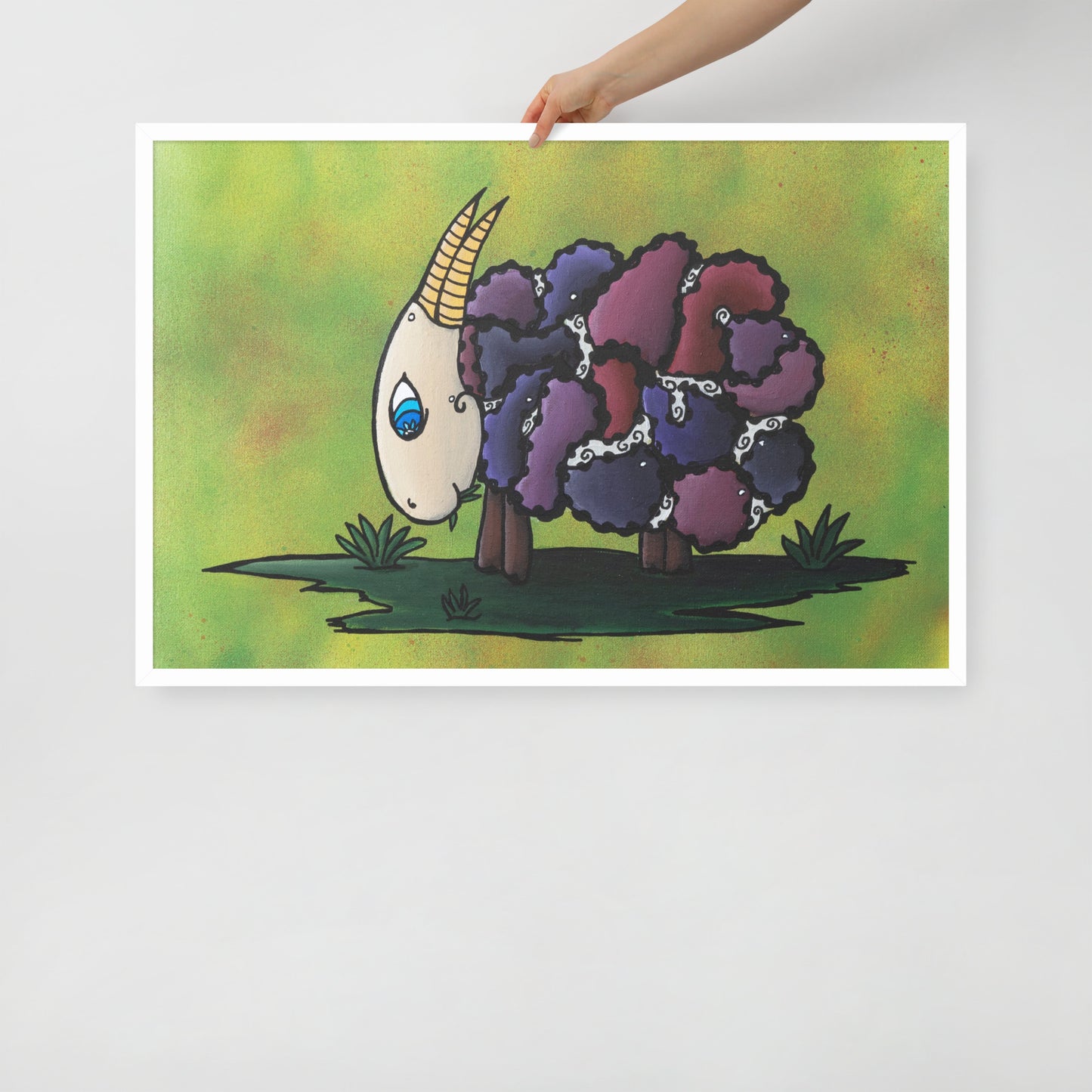 It’s A Sheep, Framed photo paper poster