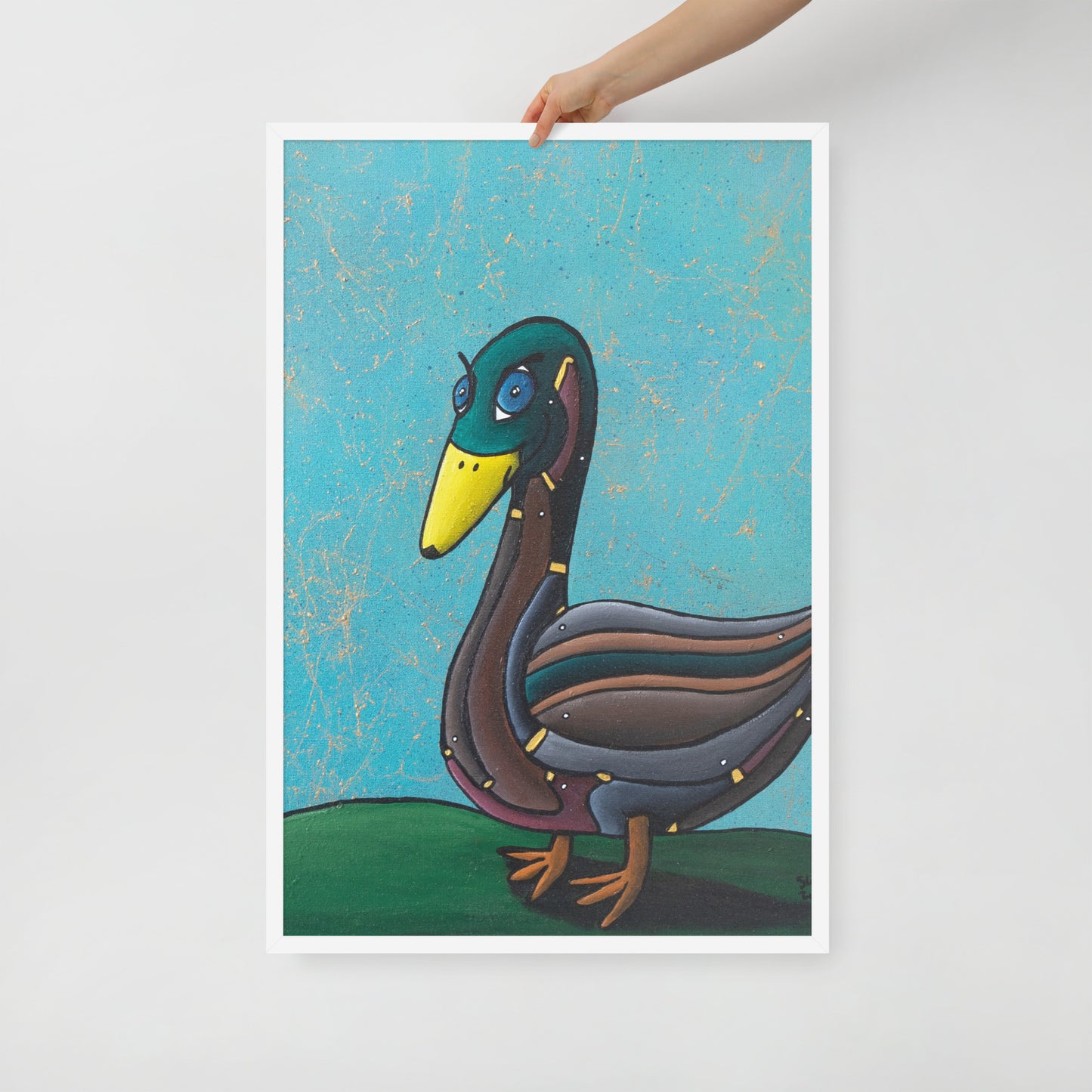 Don’t Give A Duck, Framed photo paper poster