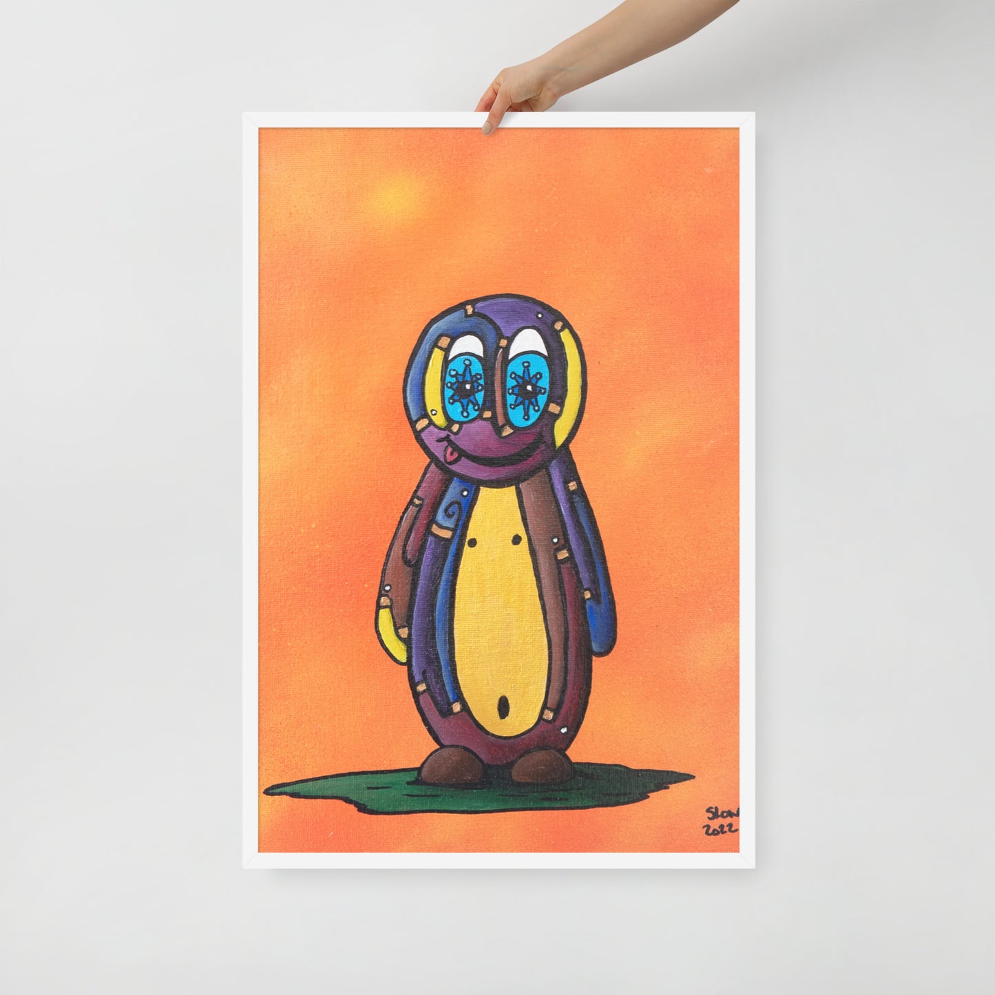 Golden Boy, Framed photo paper poster