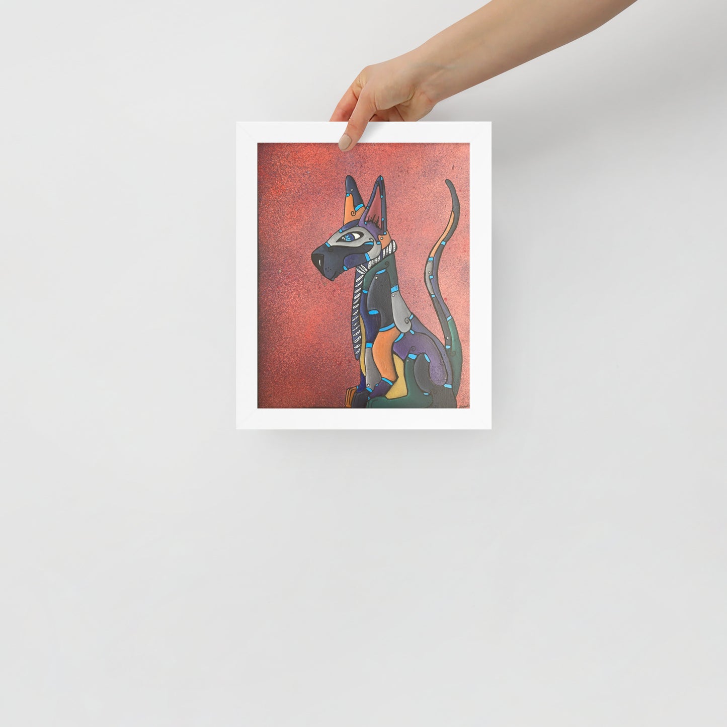 Dog, Framed photo paper poster