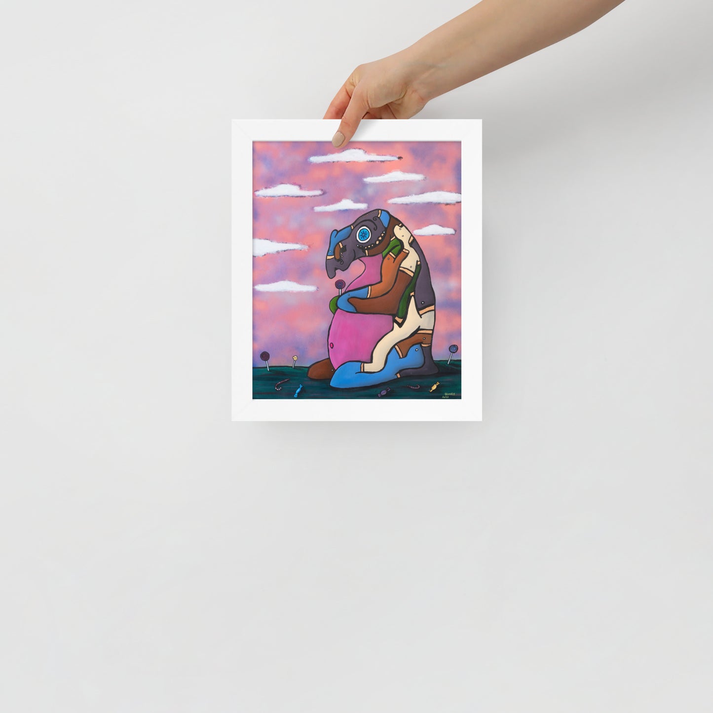 Flump, Framed photo paper poster
