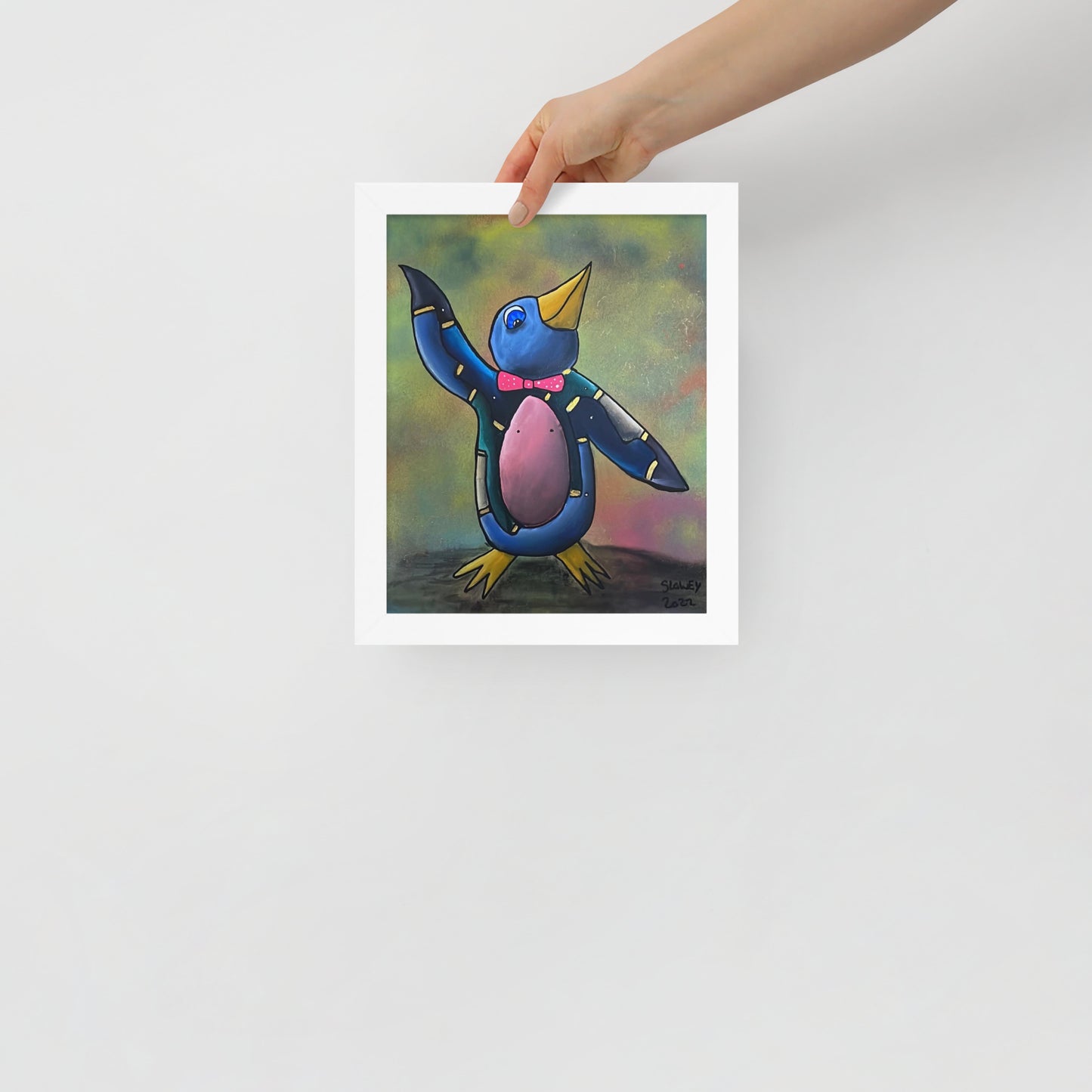 Happy Chap, Framed photo paper poster