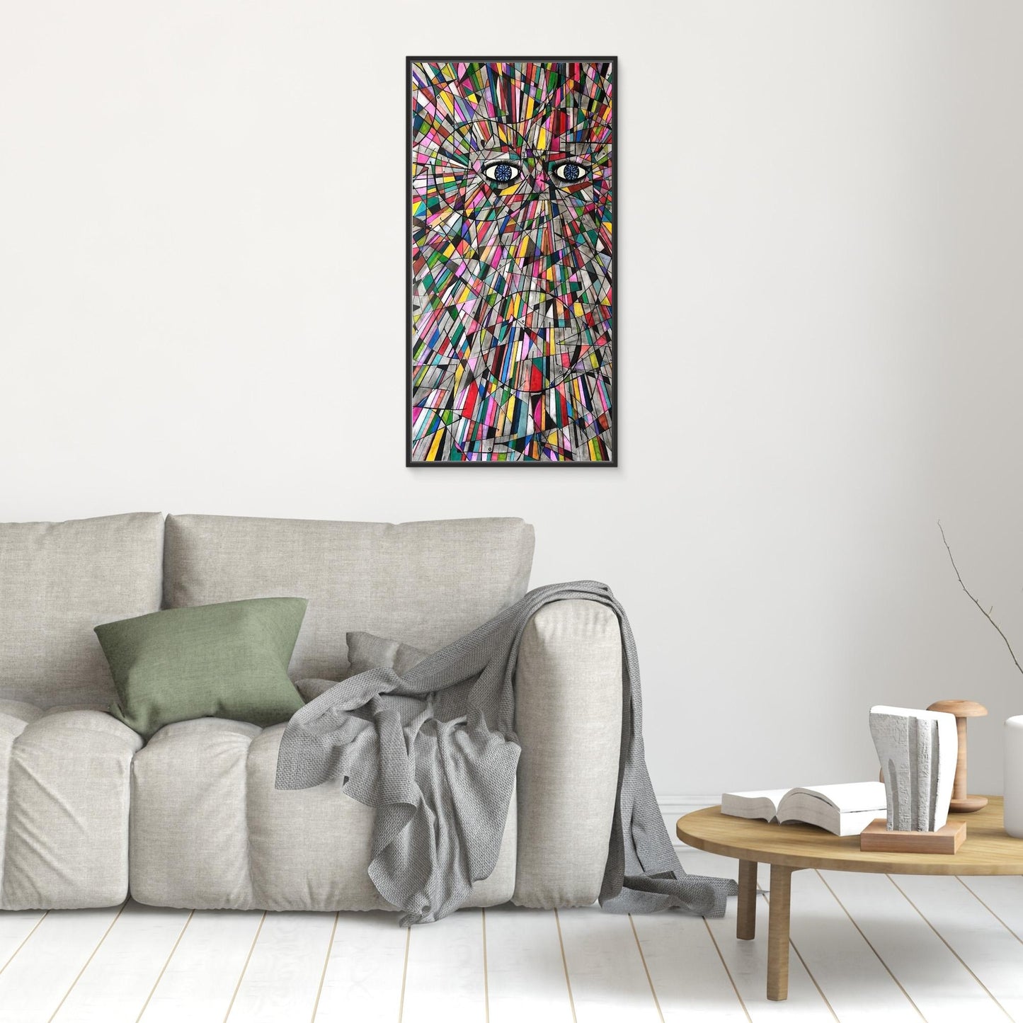 ‘Windows To The Soul’ Framed Canvas Print