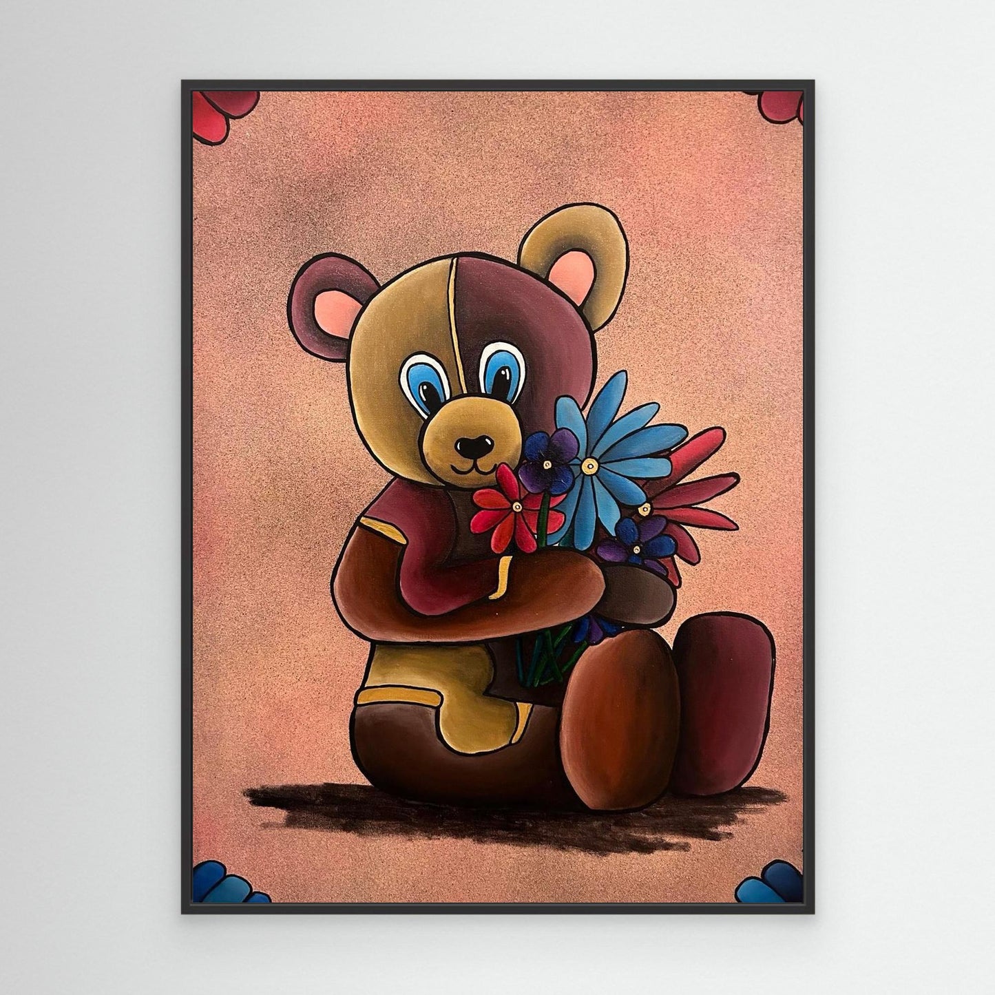 ‘Bearing Gifts’ Framed Stretched Canvas Print