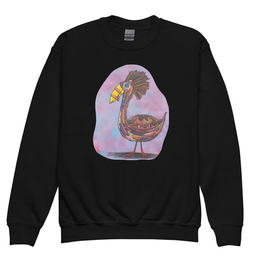 Bird Brains, Youth crewneck sweatshirt