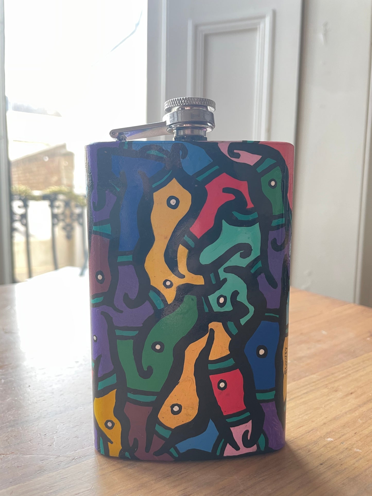 (Sold) ‘Flask’ Painted Object
