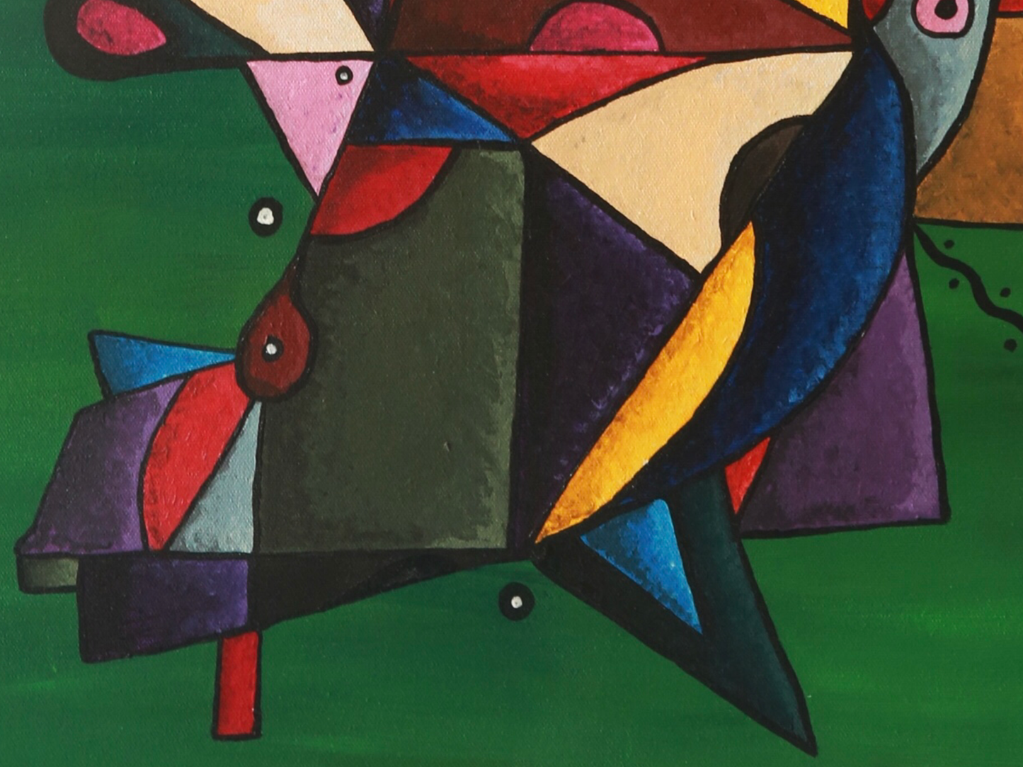 (Sold) ‘The beginning’ (20 x 24 x 4 inch)