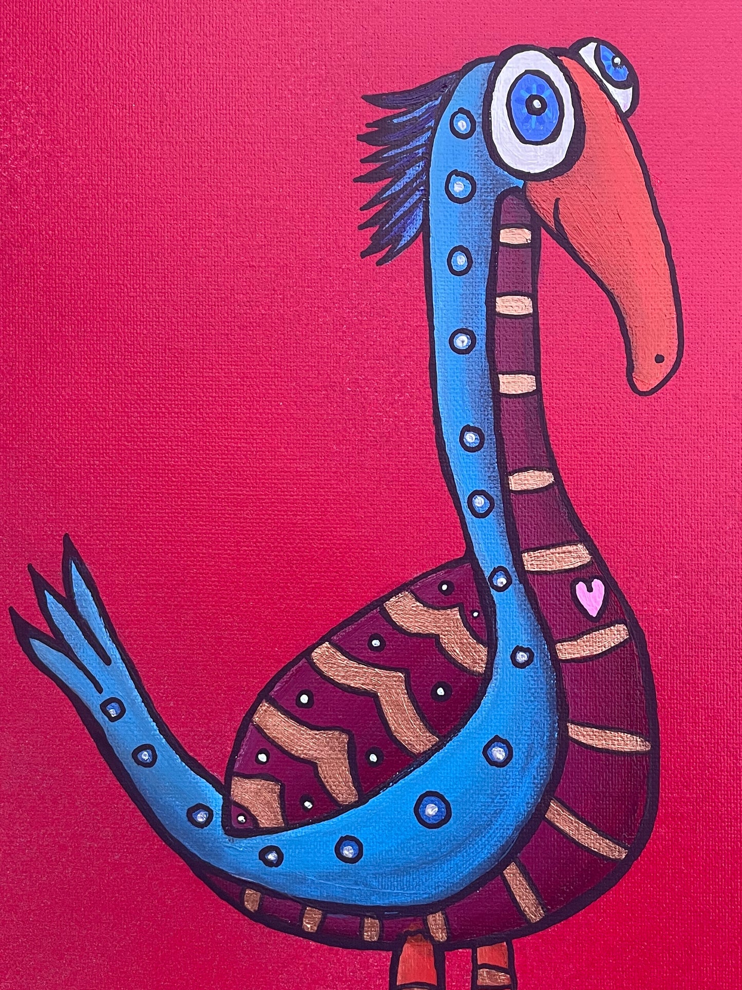 (Sold) ‘Love bird’ 30x40cm original Painting
