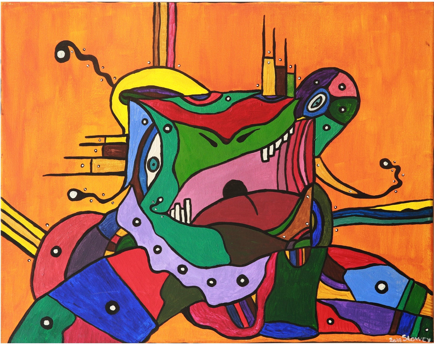 Original painting ‘Splodge’ (16 x 20 inch)