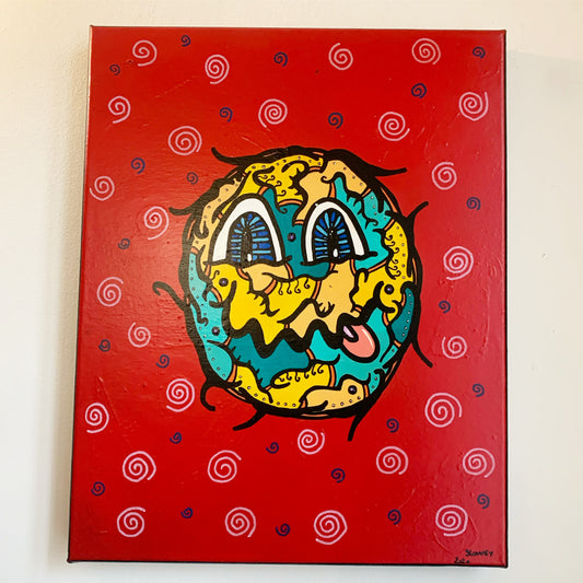 (Sold) ‘Hap’ (50x40cm)