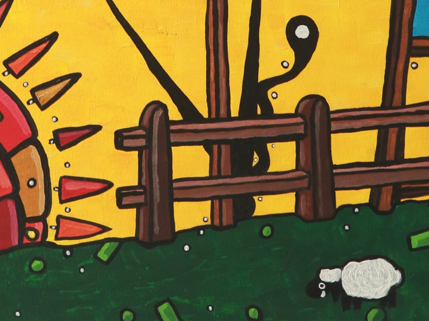 (Sold) ‘Something In The Garden’ (16 x 20 inch)