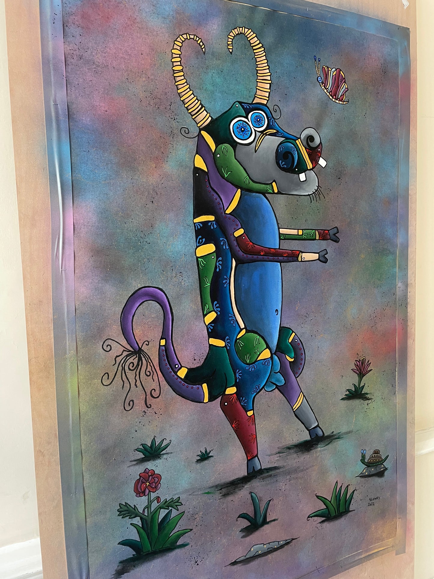No Worries (166 x 106 CM) Framed