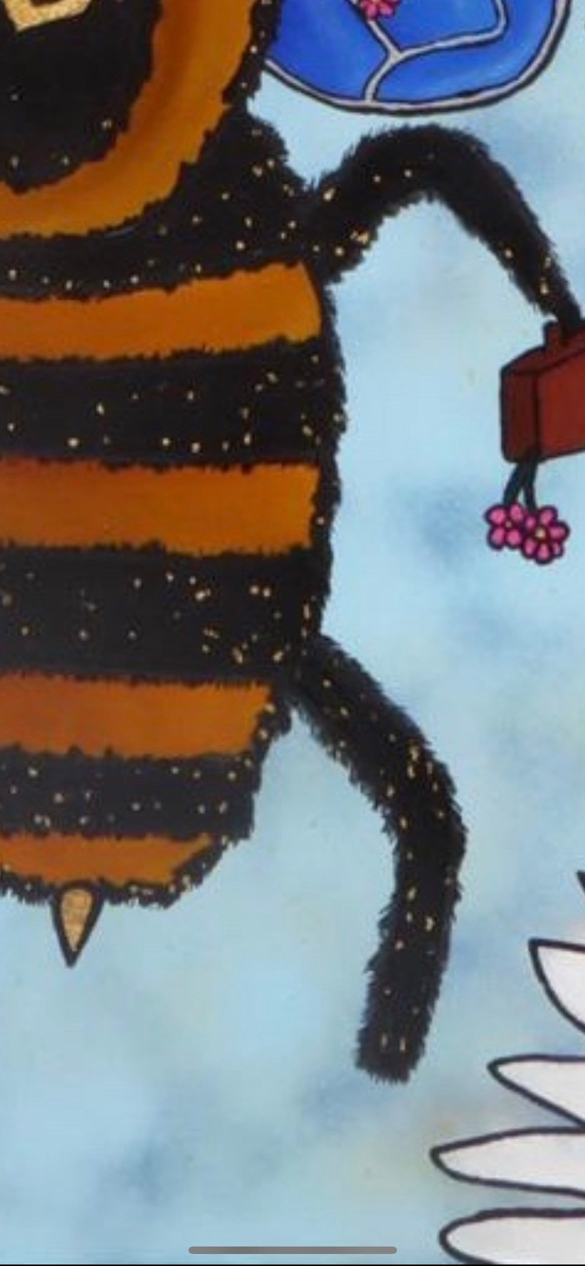 Original Painting ‘Busy Bee’ (105 x 80 cm)