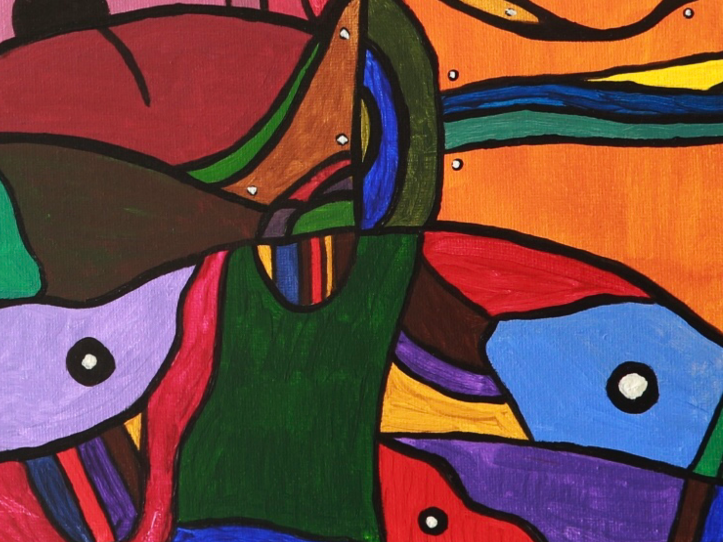 Original painting ‘Splodge’ (16 x 20 inch)
