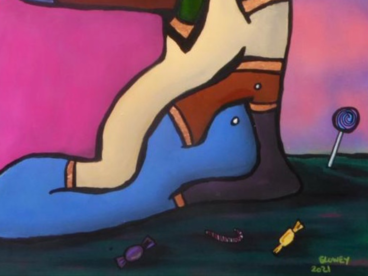 Original painting ‘Flump’ (100 x 80 cm)