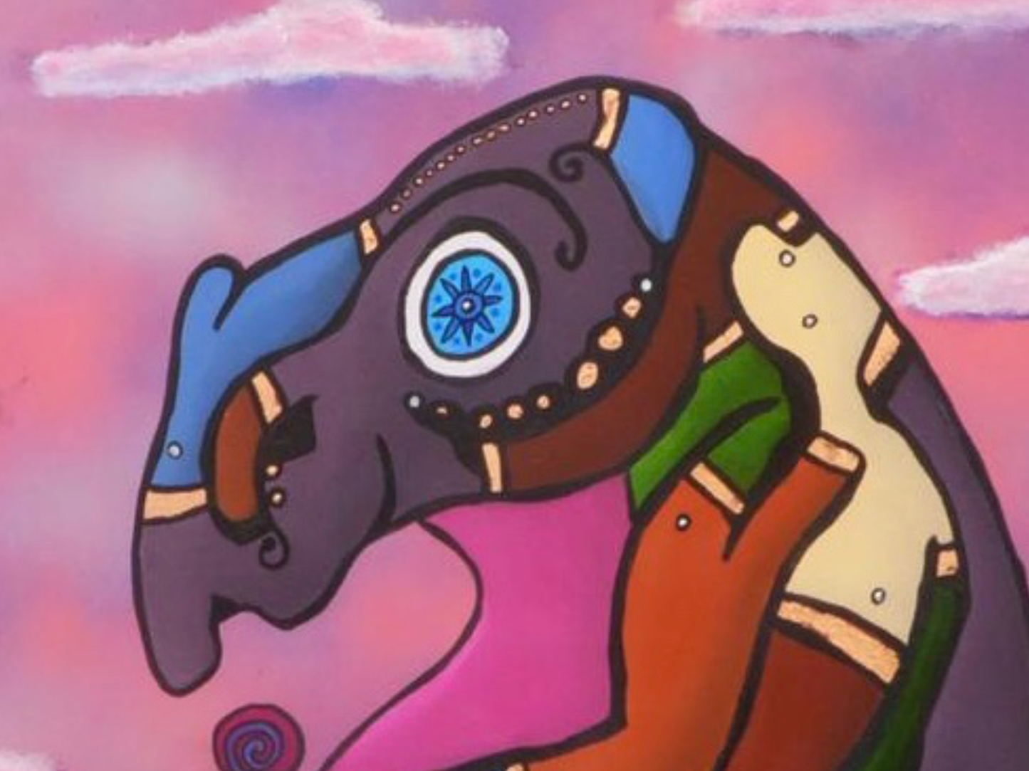 Original painting ‘Flump’ (100 x 80 cm)