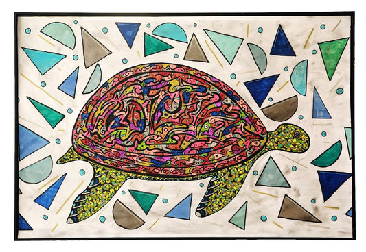 (Sold) Terry the turtle 90x60cm