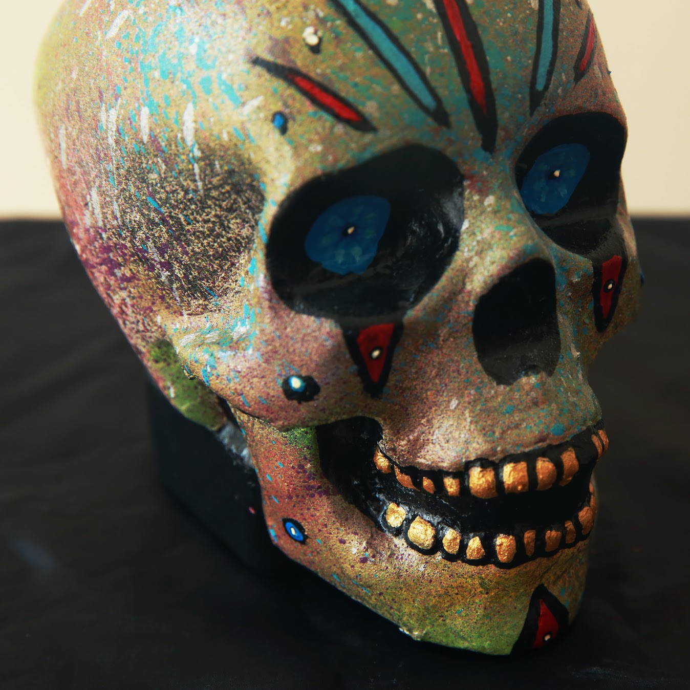 ‘Victor’ Painted Glass Bottle