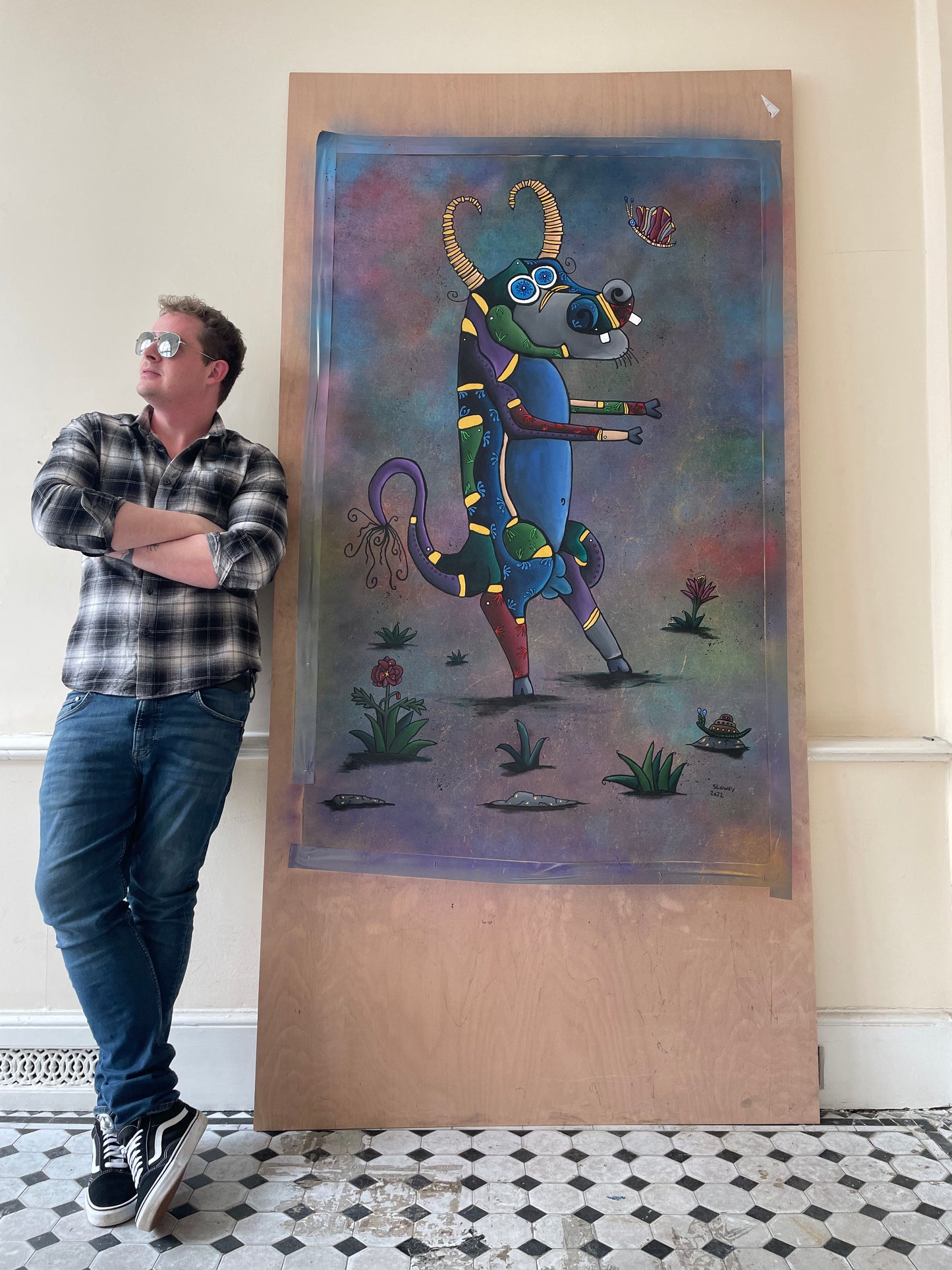 No Worries (166 x 106 CM) Framed