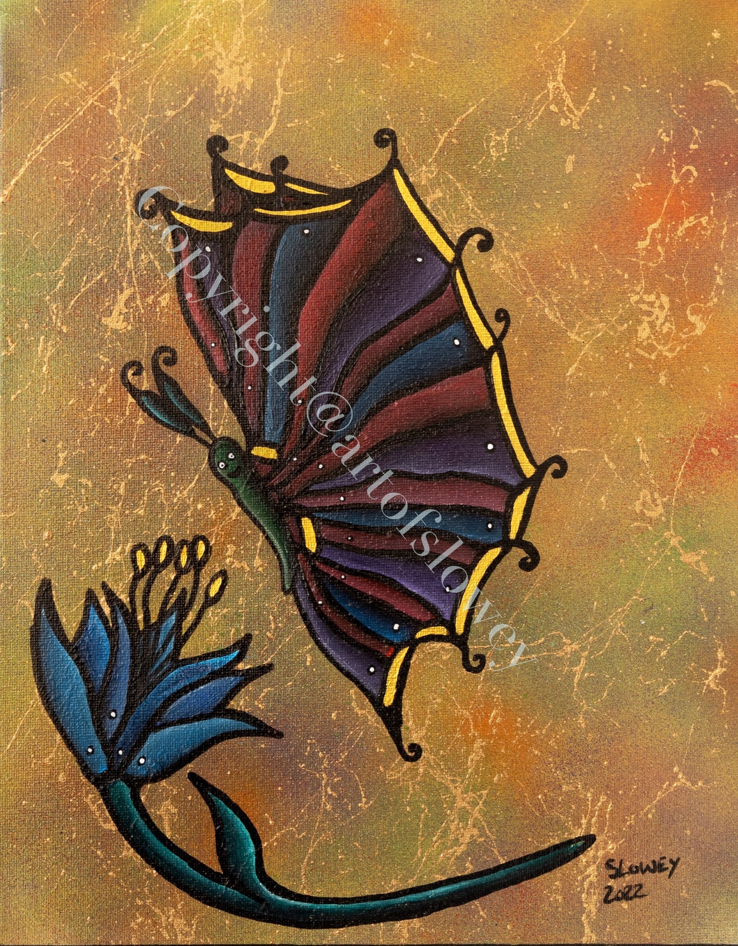 Flutterby (28 x 36 cm)
