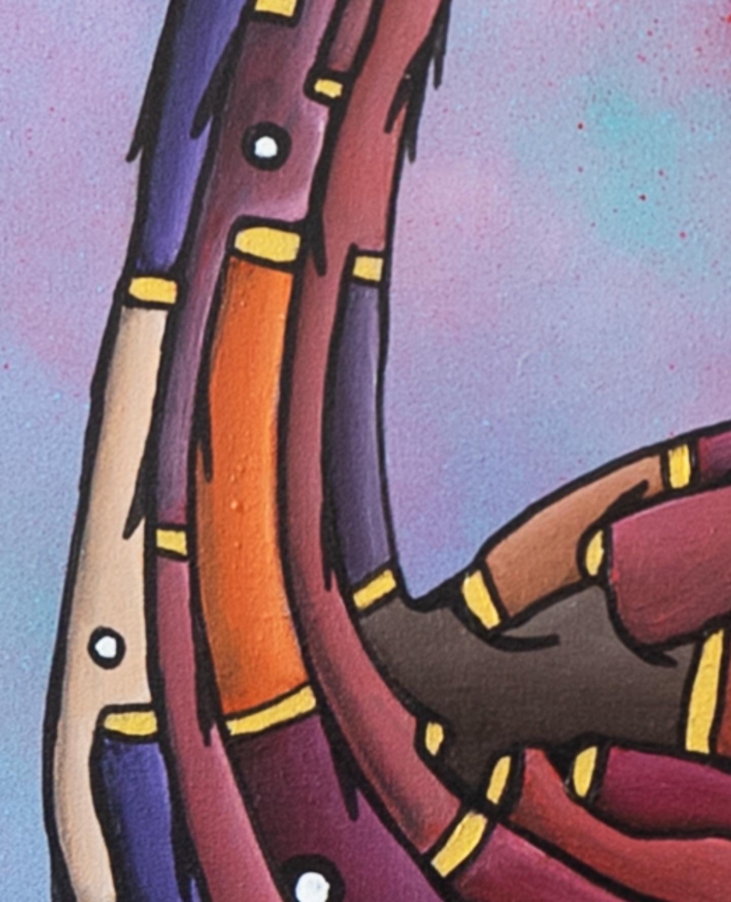 Bird Brains (105 x 80 CM)