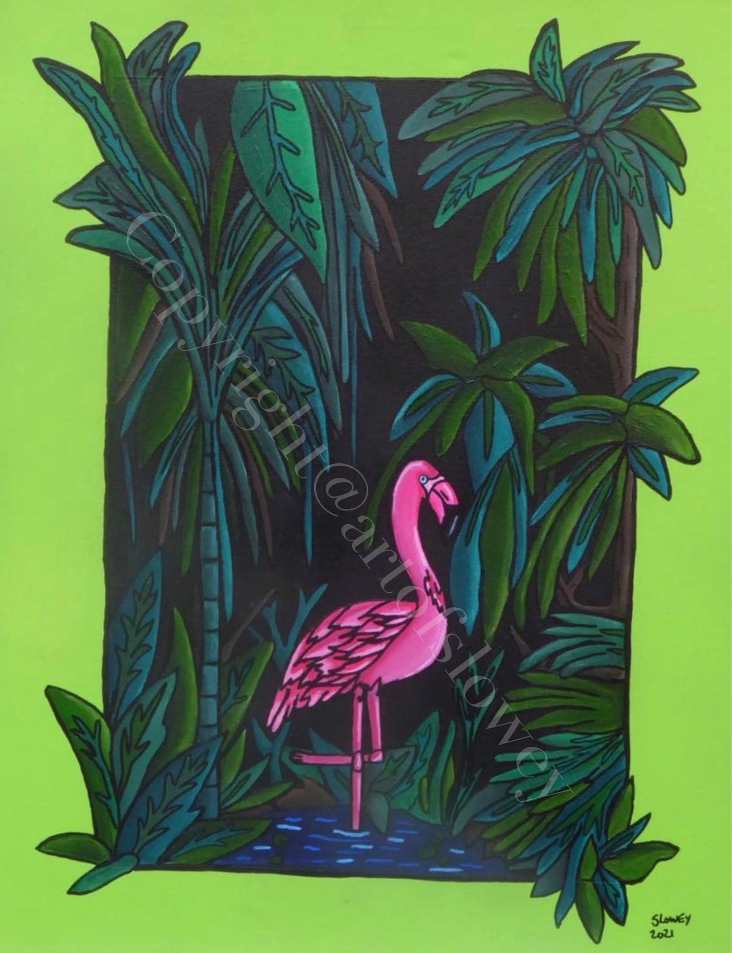 Original painting ‘The Bachelor’ (16 x 20 inch)