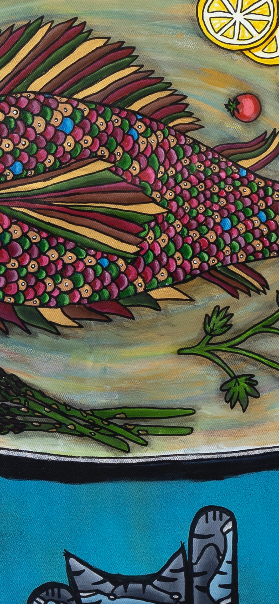 Sneaky Supper (70 x 90 CM)