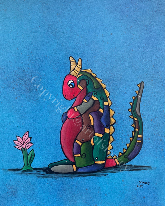 Little Dragon (16 x 20 inch)