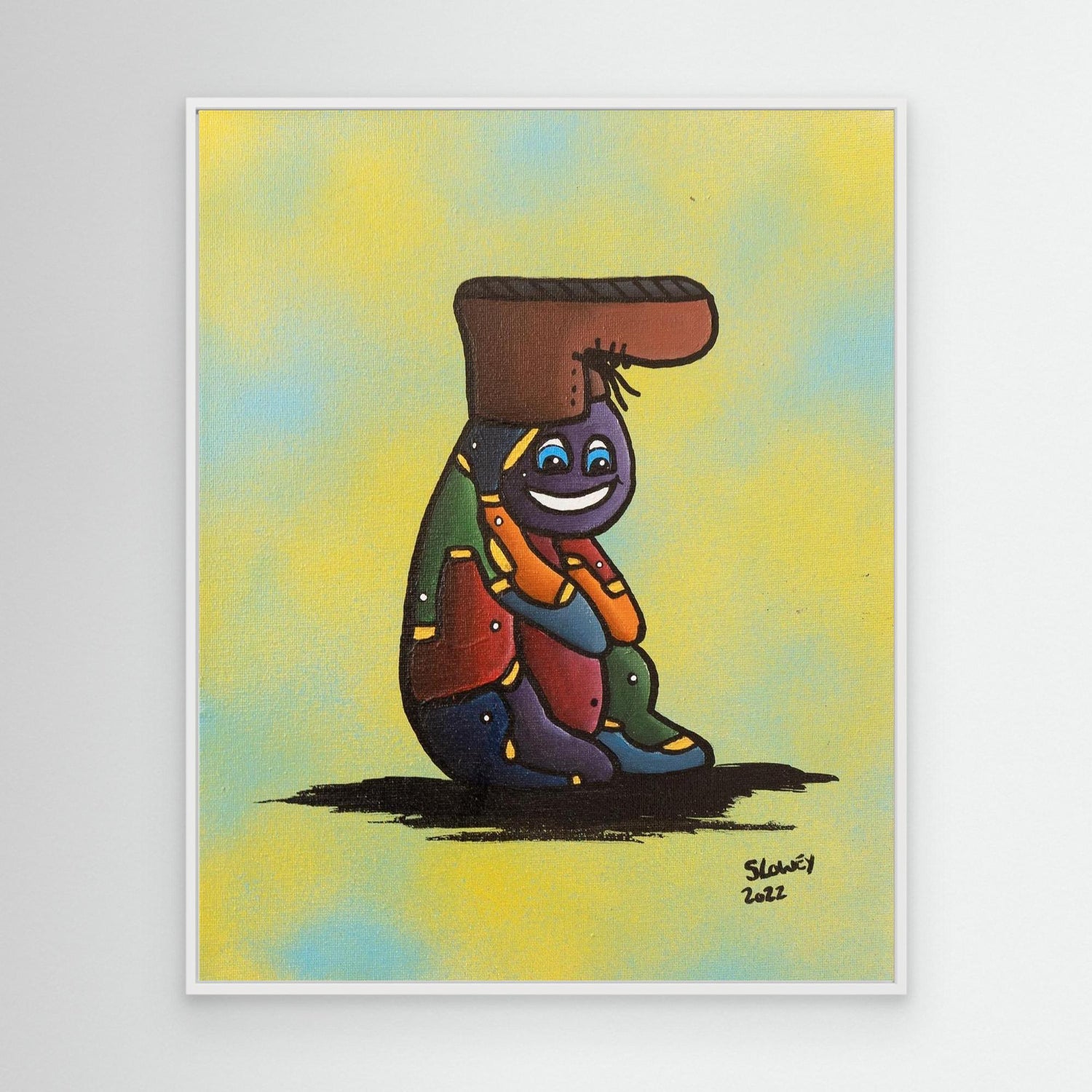 ‘Silly Billy’ Framed Canvas Print
