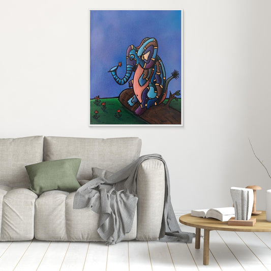 ‘Love The Little Things’ Framed Canvas Print