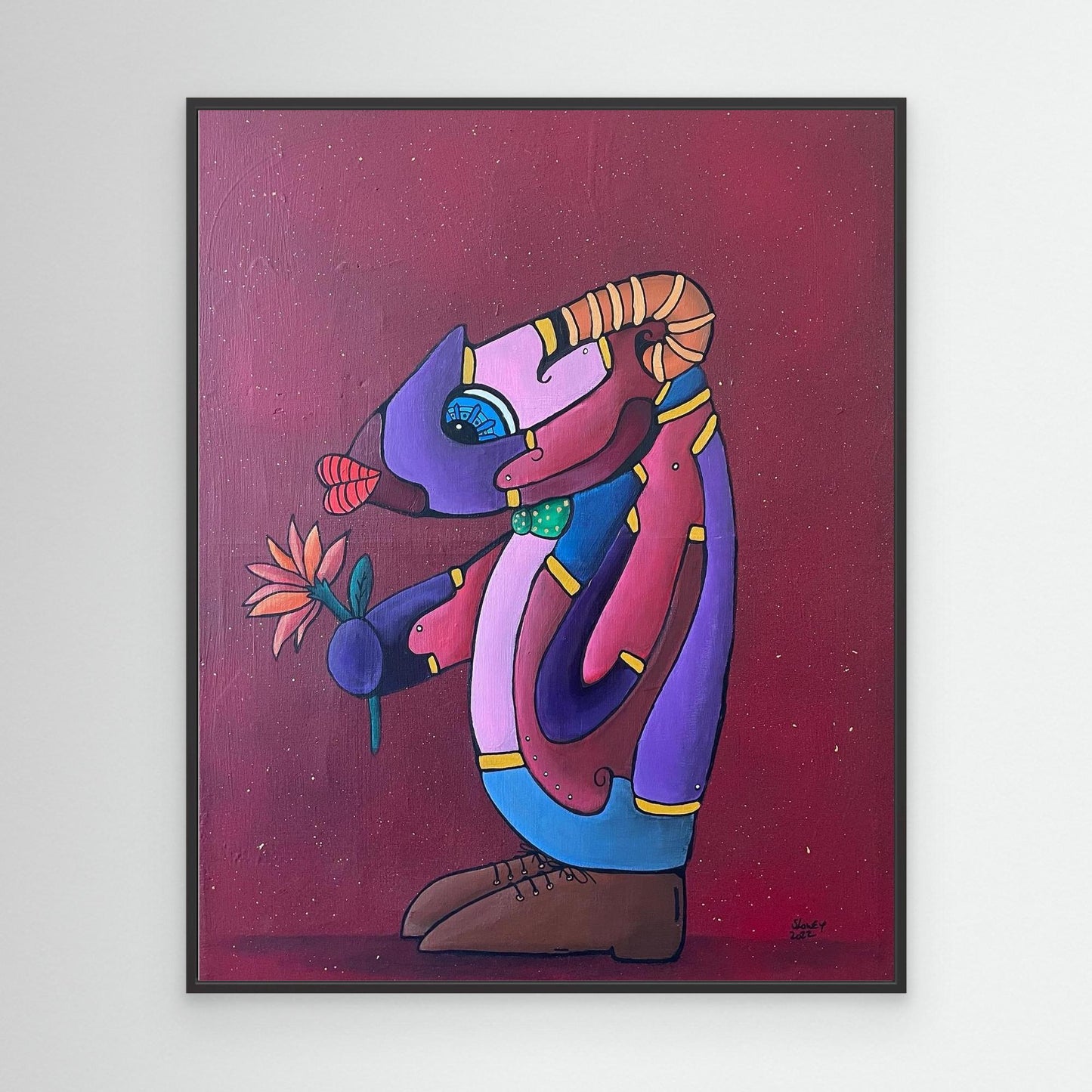 Giss us a kiss Print 