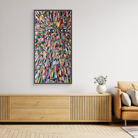 ‘Windows To The Soul’ Framed Canvas Print