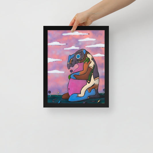 Flump, Framed photo paper poster