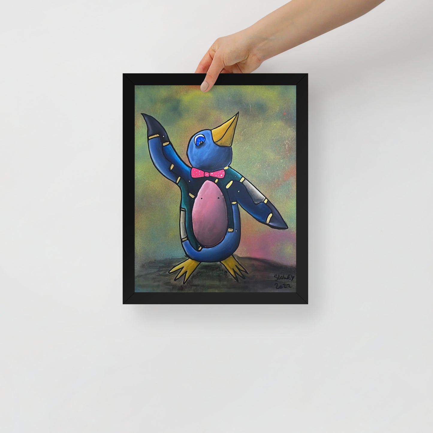 Happy Chap, Framed photo paper poster