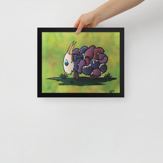 It’s A Sheep, Framed photo paper poster