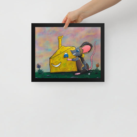 Say Cheeese, Framed photo paper poster