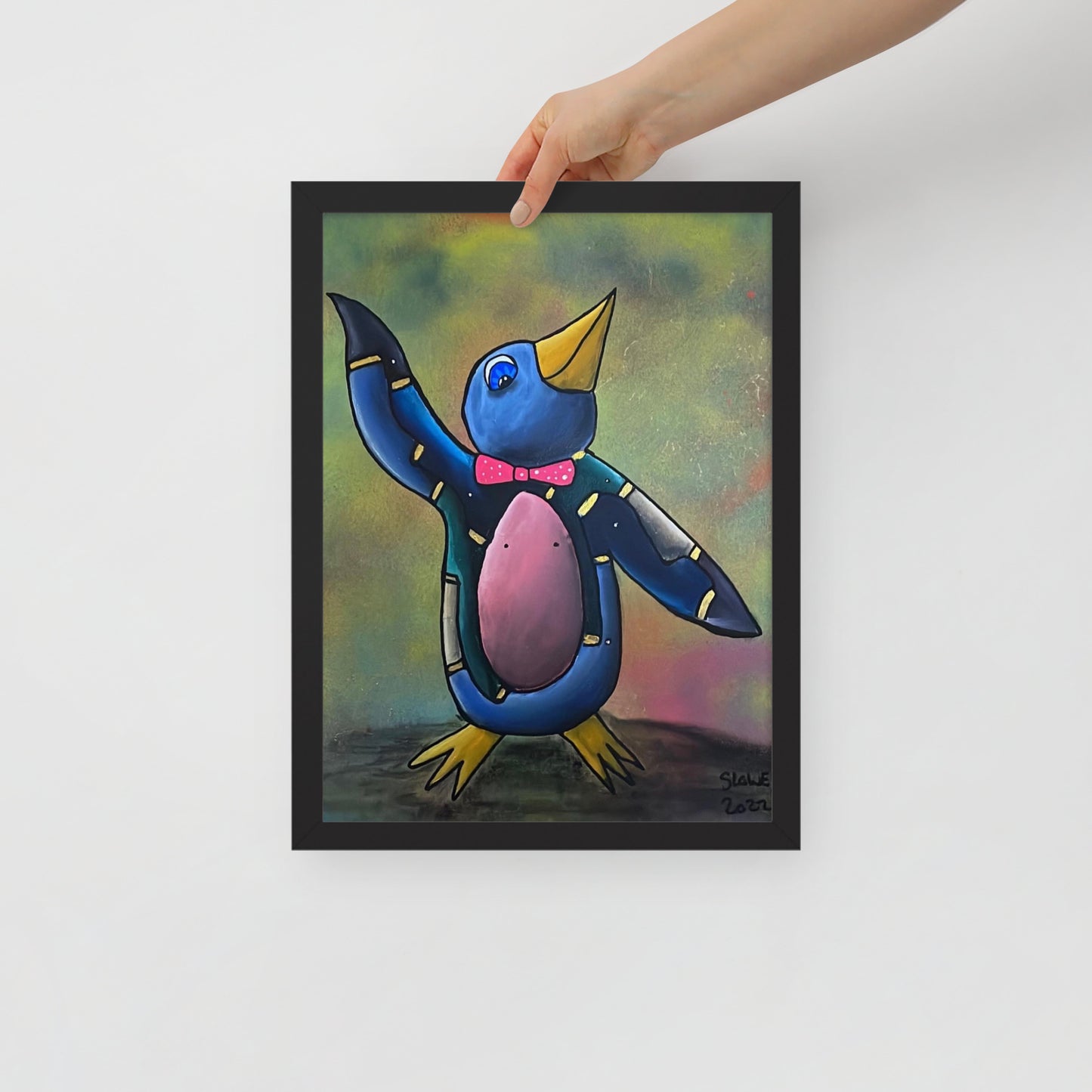 Happy Chap, Framed photo paper poster