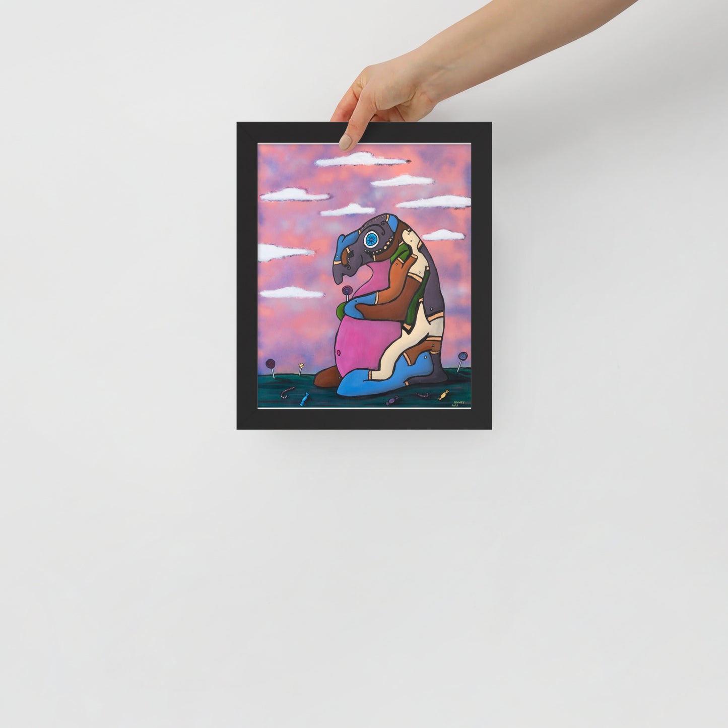 Flump, Framed photo paper poster