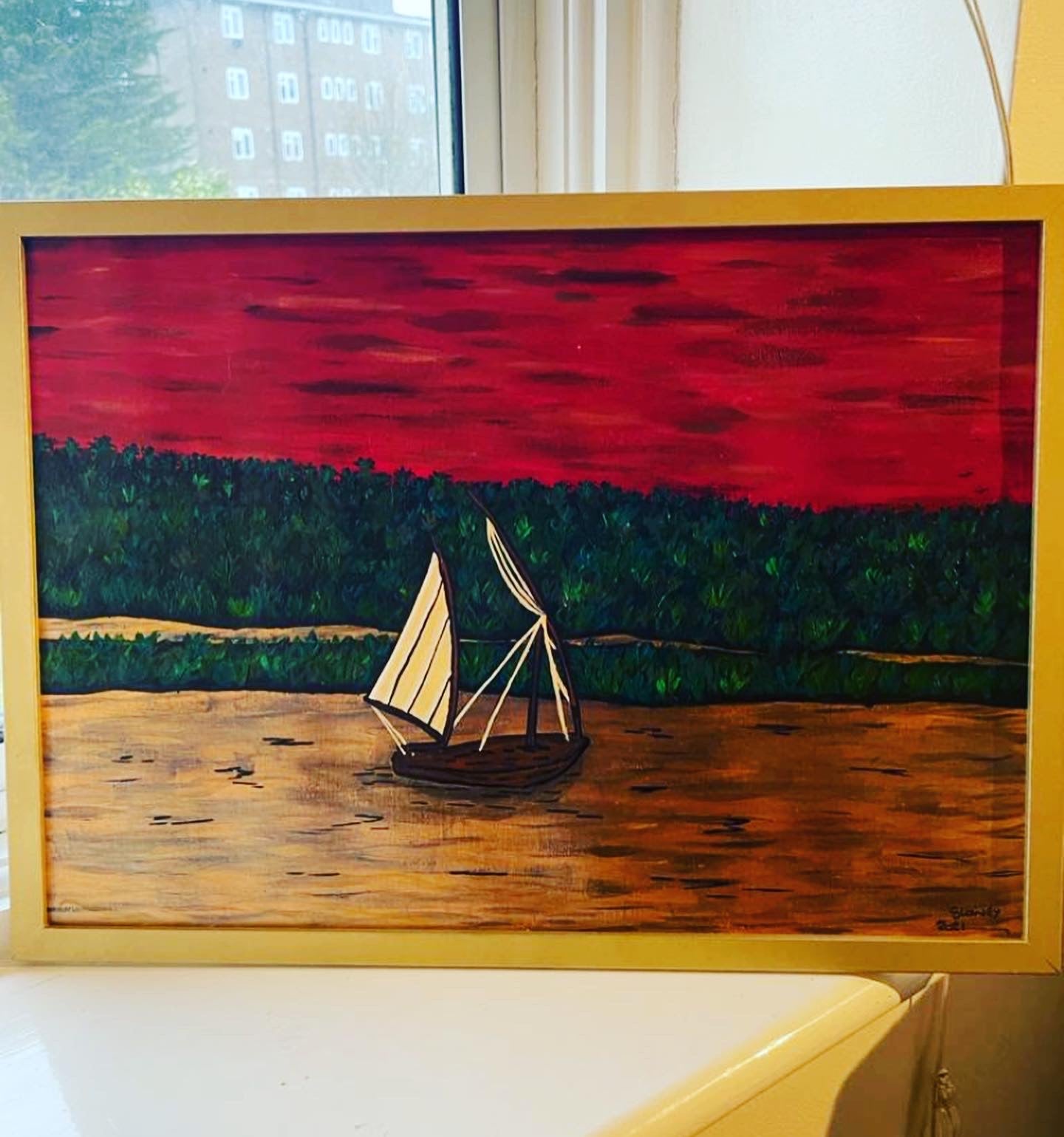 (Sold) ‘Nile Boat’